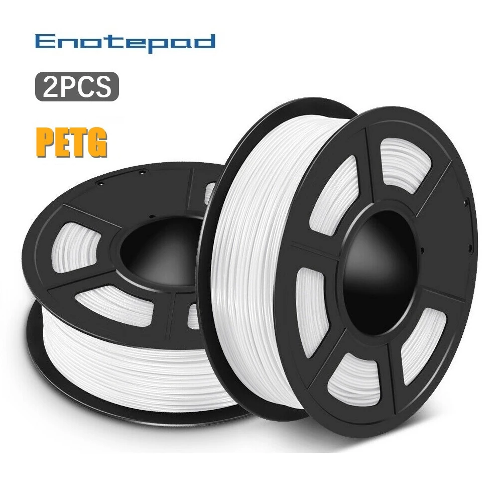 

Нить для 3D-принтера Enotepad PETG, 1,75 мм, 1 кг, 1/2 фунтов, PETG, рулонов в комплекте