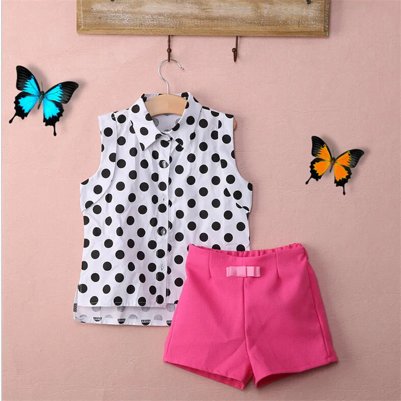 AA От 2 до 6 лет/детская одежда новые летние комплекты одежды для девочек Одежда