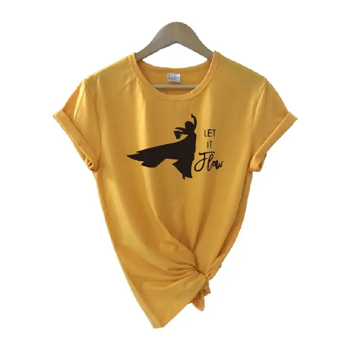 Девичник вечерние отряд "невеста", Футболка подружки невесты с принтом розового золота, Женская Повседневная футболка с коротким рукавом, свадебная футболка - Цвет: yellow t black FLOW