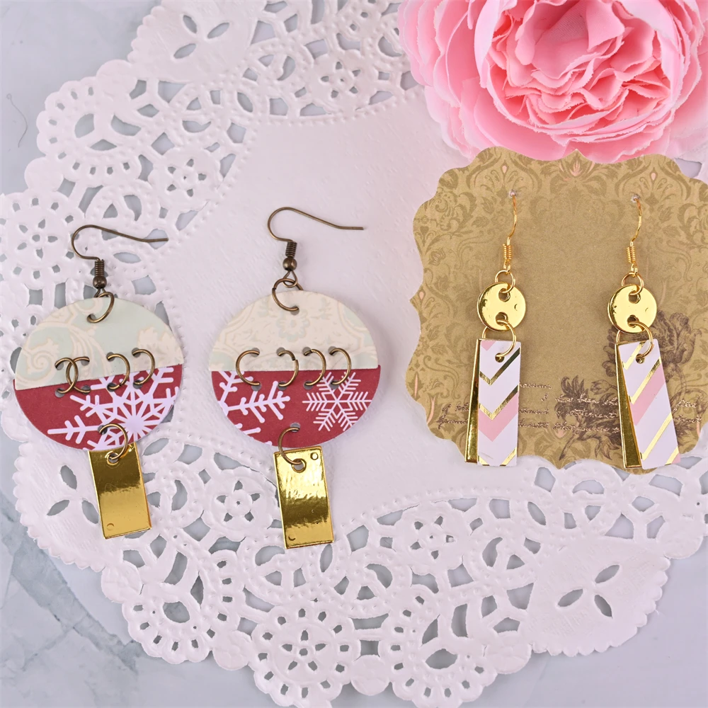 

Long Drop Earrings Dies Metal Cutting Knife Mold For Diy Scrapbooking Die Cutter Accessories Templates Stencil Crafts Materials
