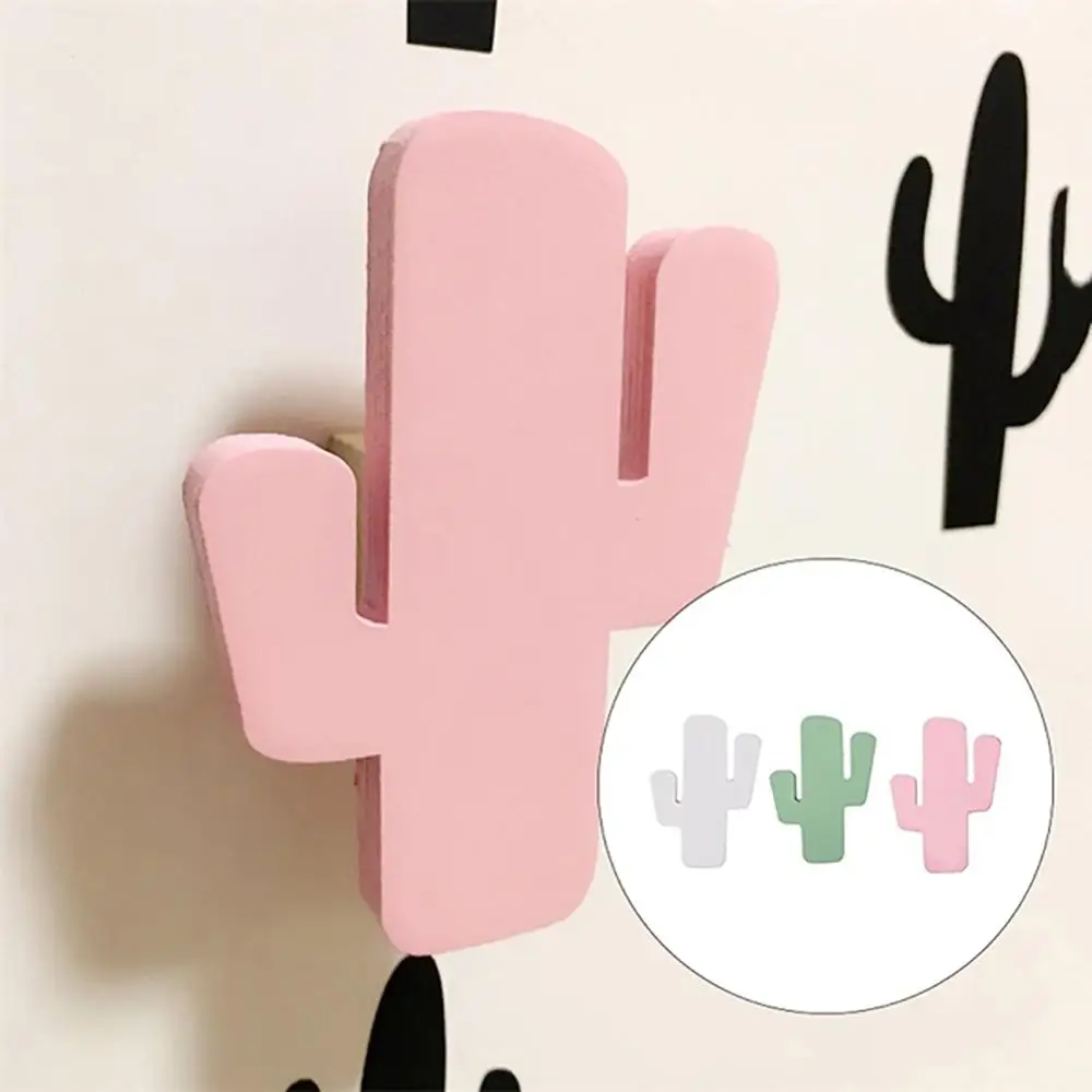 Настенные украшения аксессуары для дома вешалка гостиной кактус деревянная