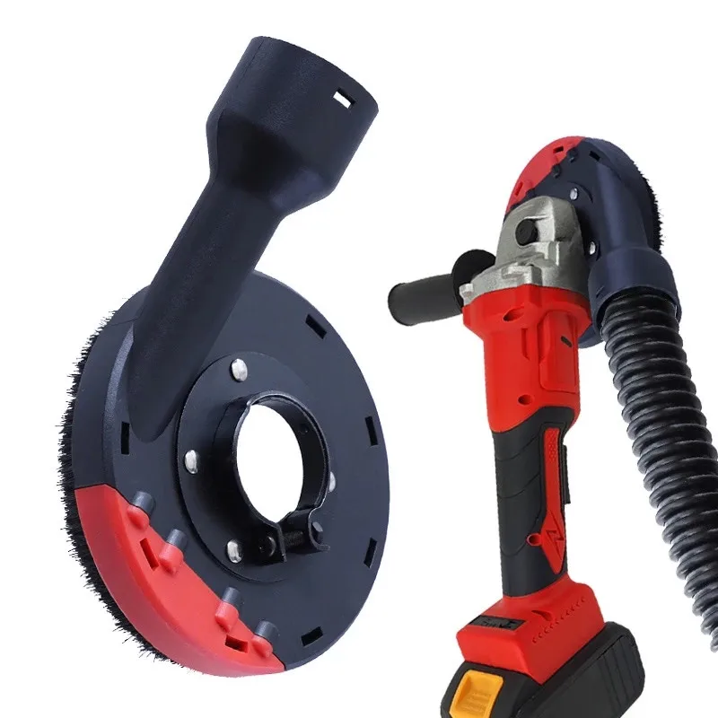 

Premium Universal Surface Cutting Dust Shroud For Angle Grinder Built-in Tight Bristles Dust Collector Attachment Cover Tools