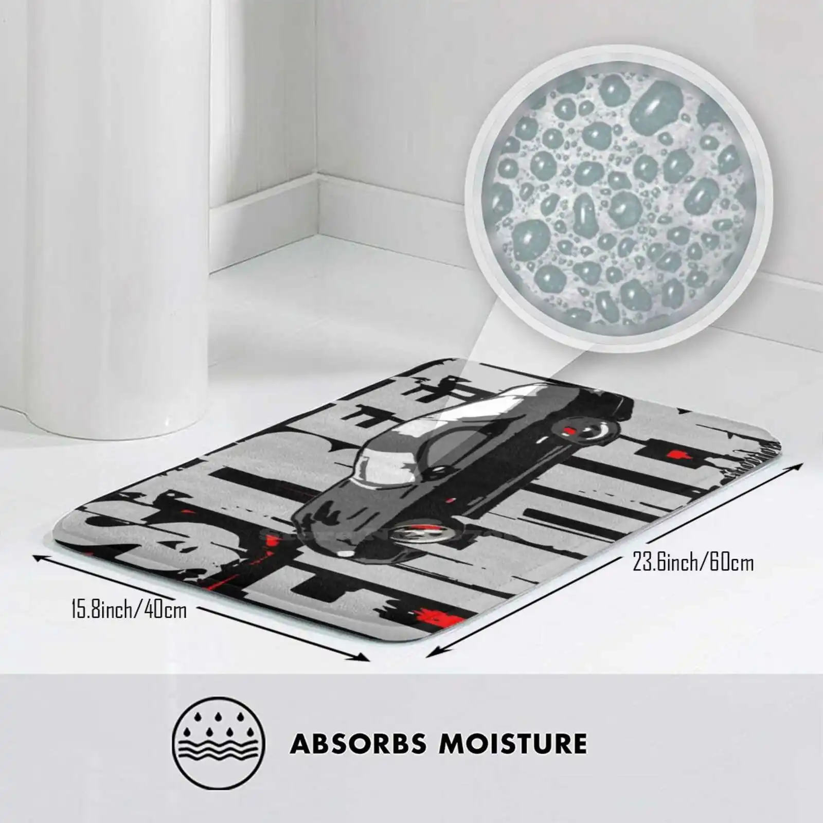 Fd Rx7 уличный истребитель мягкий дом семейный Противоскользящий коврик ковер Fd3S