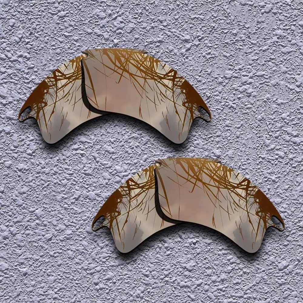 Brown-Brown 2 Pairs Polarized Replacement Lenses for Oakley Fast Jacket XL Sunglasses- Multiple Choices - Цвет линз: Brown-Brown