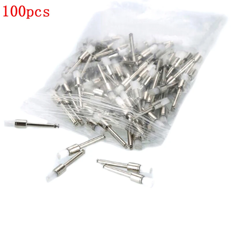 

Superior 100pcs Dental Prophylaxis Polishing Brushes Flat & Tapered Teeth Stain Removal Polisher Dental Lab Product