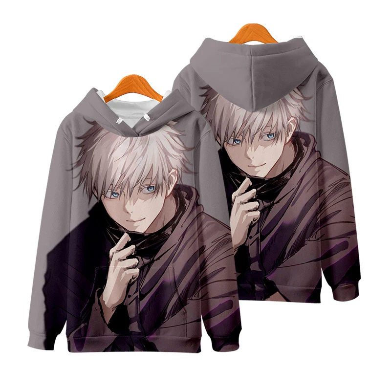 

Худи с 3D принтом juютсу Kaisen3D на заказ, мужские и женские высококачественные красивые свитшоты, осенний пуловер для мальчиков и девочек в стил...