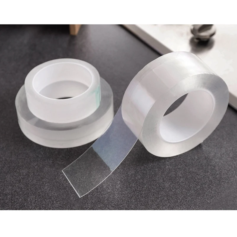 

Hot！Kitchen Sink Bathroom Gap Strip Transparent Tape Waterproof Mildew Pool Water Seal Bathroom Gap Strip Silicone Stickers