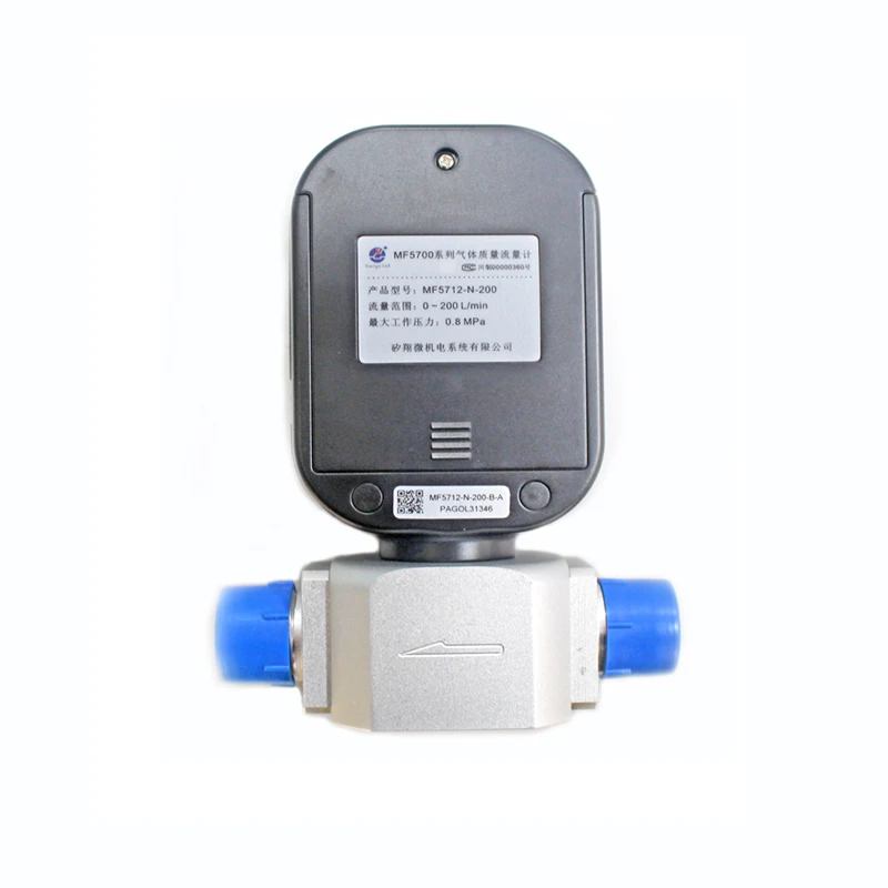 MF5706 (0-10L/25L) MF5712 (0-200L) Gas Mass Flow Meter Compressed Air Nitrogen Oxygen Argon Carbon Dioxide Digital Flowmeter | Инструменты