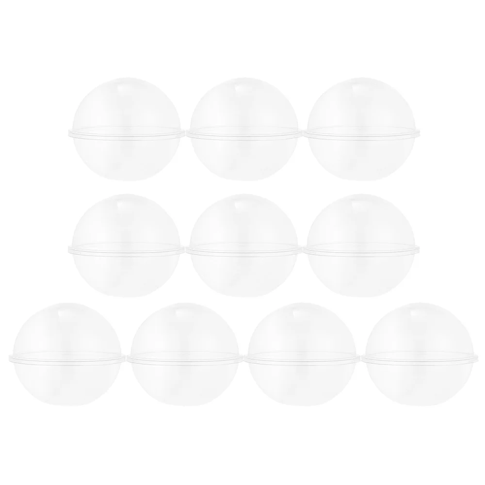 10pcs Transparent Cake Container Shape Portable Mousse Round (350ml Style) | Дом и сад