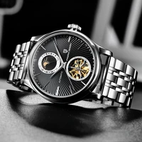 pagani design luxury brand mens watches stainless steel skeleton mechanical wristwatch male waterproof montre homme automatique