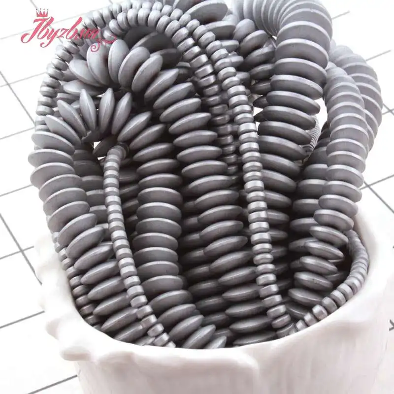 Каменные бусины Heishi из Натурального Гематита и мороза 2x 4/3x 6/3x8 мм для