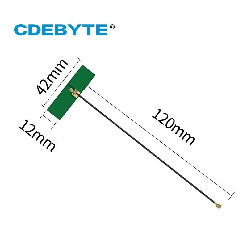 10 шт./лот 2 4 ГГц 5 8 PCB Встроенная антенна 2dBi 50Ω Вт IPEX-1 Интерфейс CDEBYTE TXWF-PCB-4212 |