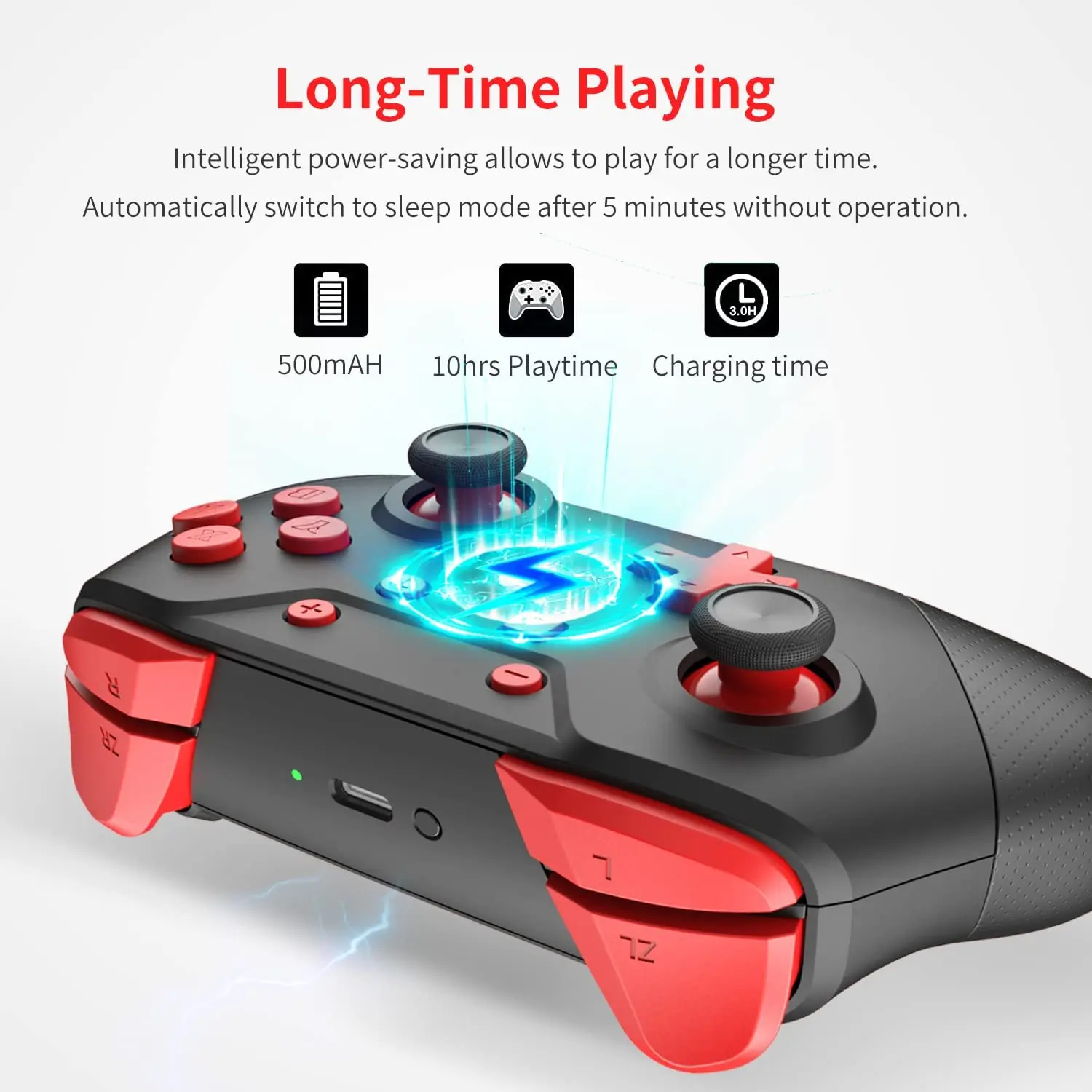 Контроллер Switch Pro для консоли Nintendo беспроводной джойстик Bluetooth совместимый