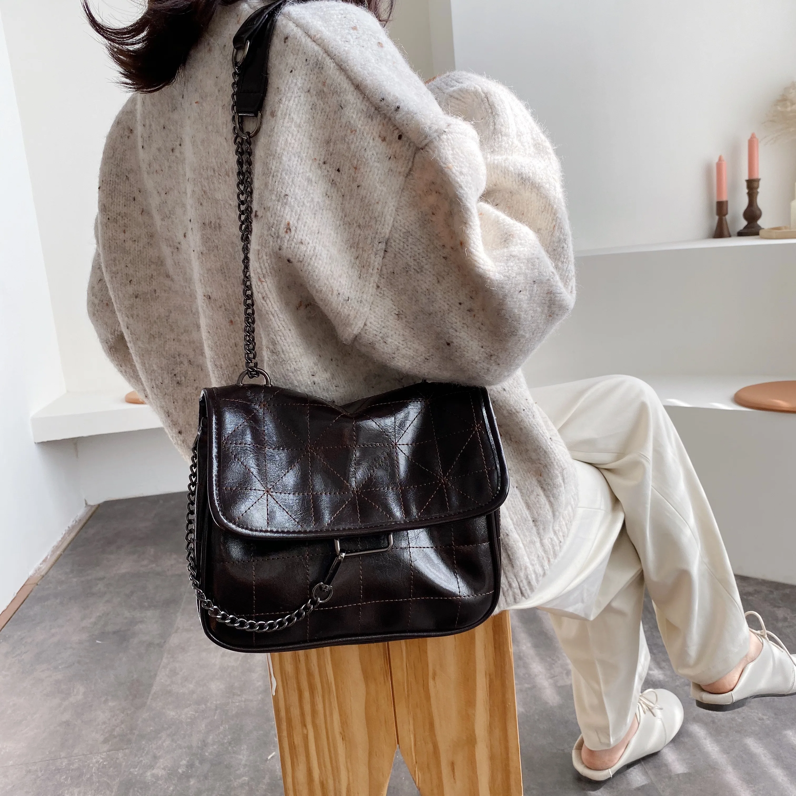 Роскошные дизайнерские женские сумки мессенджеры из мягкой искусственной кожи