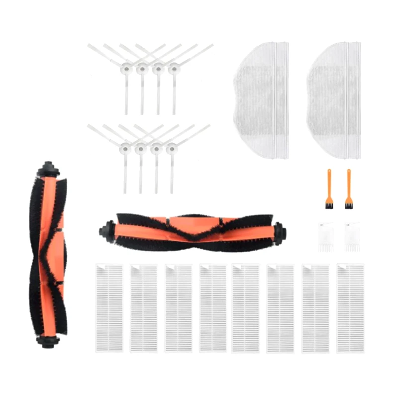 

26Pcs for Xiaomi Mijia G1 Main Brush Side Brush Filter for Xiaomi Mijia G1 Robot Vacuum Cleaner Accessories