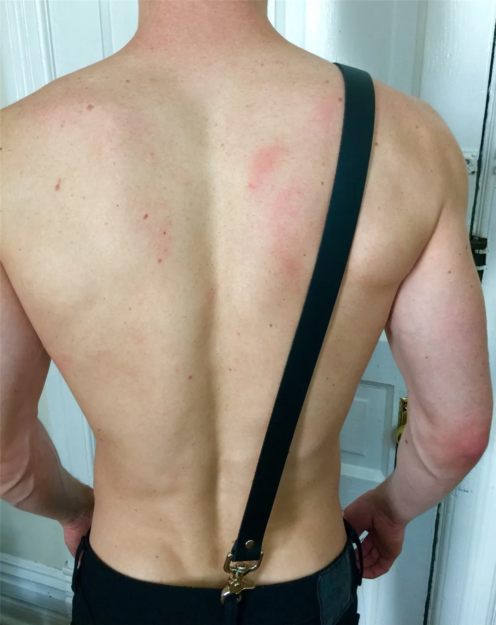 Пикантные Для мужчин гот гей Подвязки для взрослых секс Suspendersleather Регулируемый