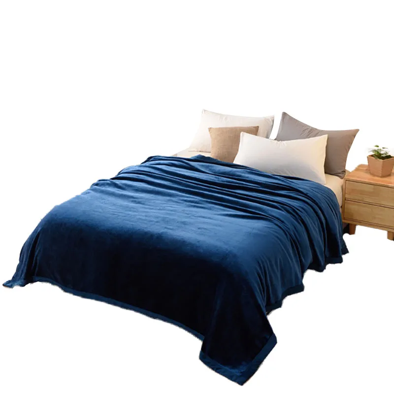 Плюшевое мягкое теплое одеяло из кораллового флиса простыня для дивана 11 цветов