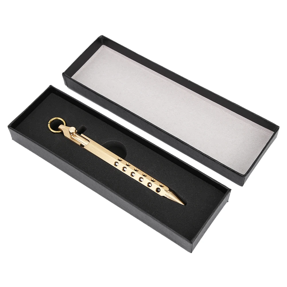 

Retro Style Metal Brass Signature Gel Ink Pen Office School Supplies for Business Writing