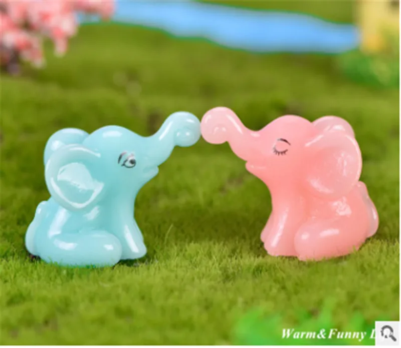 Миниатюрная Статуэтка со слонами 1 шт. украшение для кукольного домика из