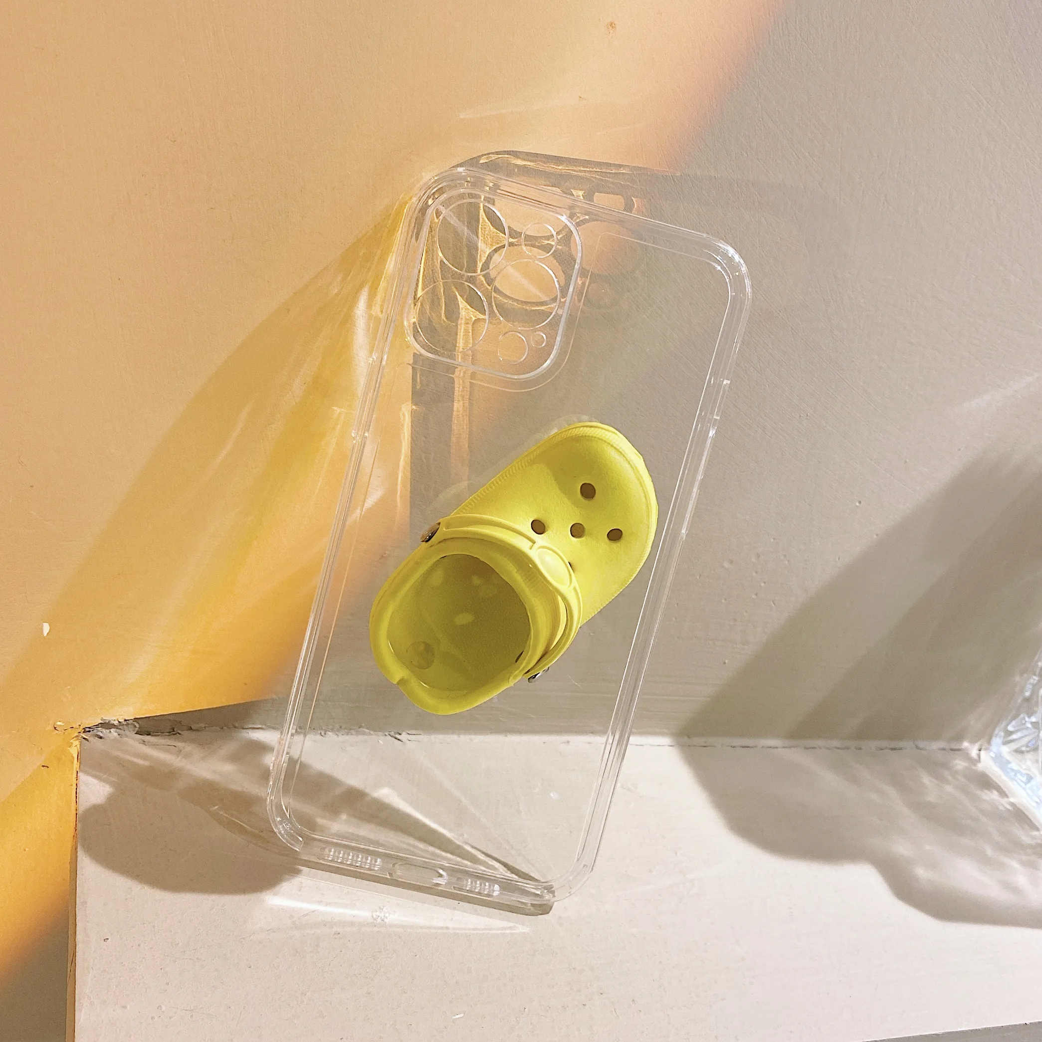 

Cartoon Cute Fun Case for Iphone 11 Pro Max 3D Children's Slippers Bracket for IPhone 13 Pro Max XR TPU Transparent Soft Shell