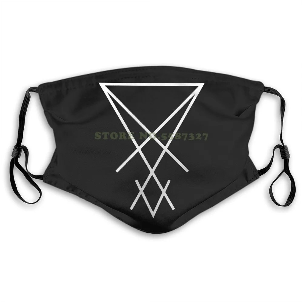 

Marilyn Manson Heaven Upside Down Logo New Black For Men Women Face Masks