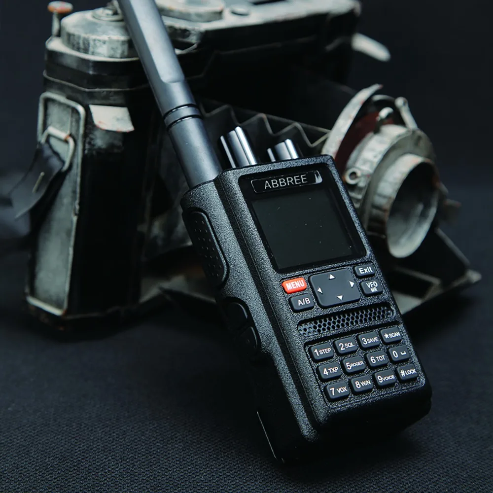 ABBREE AR-F8 gps расположение обмен всеми диапазонами(136-520 МГц) Частота/CTCSS обнаружения Walkie Talkie добавить AR-775 телескопическая антенна