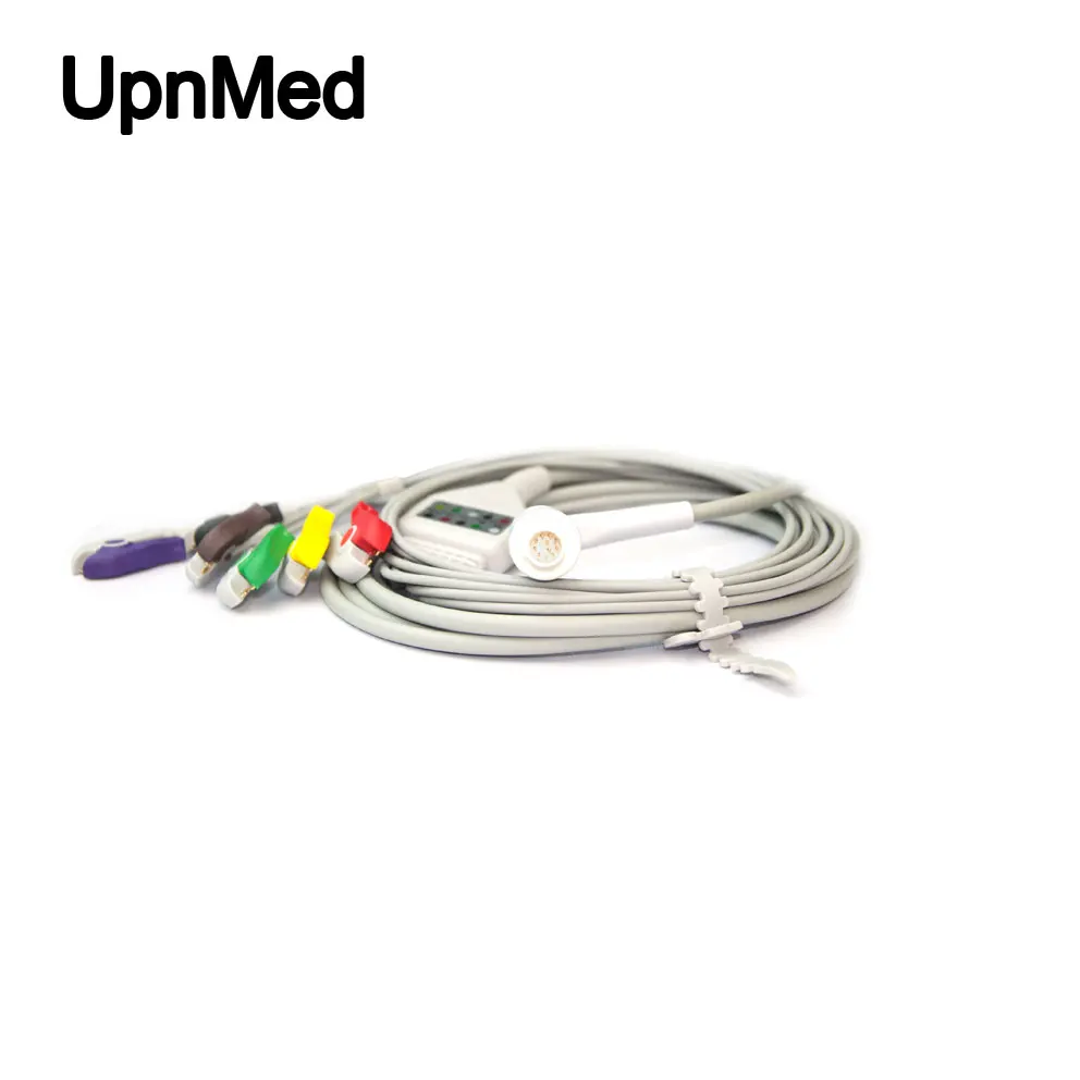 Совместимый кабель Corpuls 3 one piece 6 lead ECG для пациента захват/зажим 11