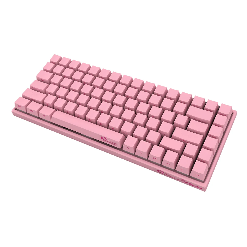 AKKO Ducky 3084 механическая клавиатура Cherry MX Переключатель компактный 84 клавиши Проводной usb type-C для игры боковой буквы резной дизайн