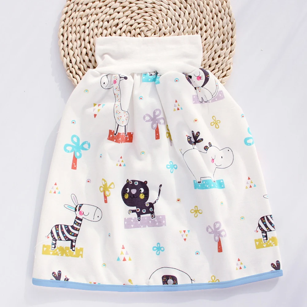 

Absorbent Shorts Cotton Blend Bedroom Reusable High Waist Anti Leakage Diaper Skirt Button Design Home Waterproof For Baby