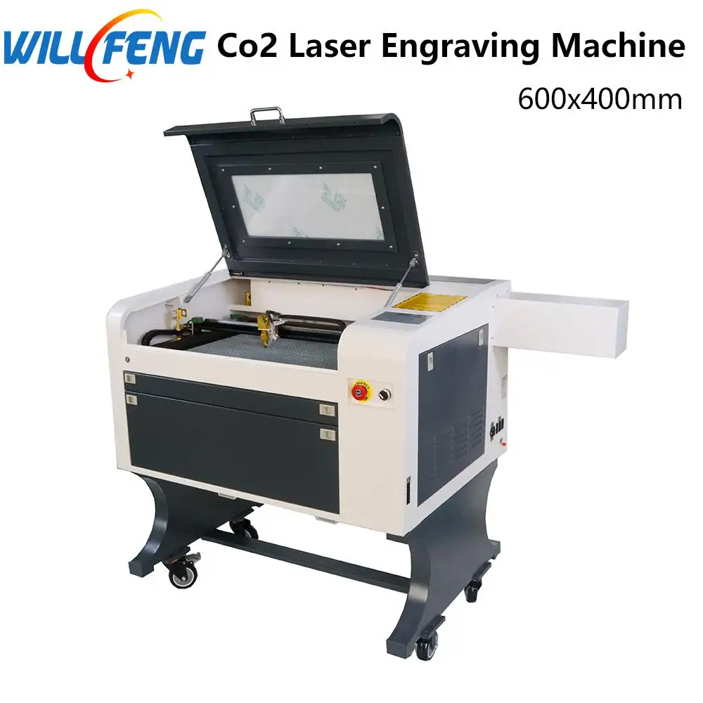 Лазерный гравировальный станок Co2 Will Feng 600*400 мм 40 Вт 50 60 скульптурный с USB-портом