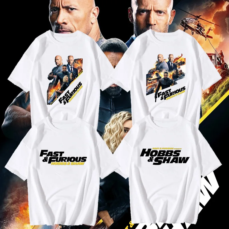 Футболка QZHIHE Hobbs &amp Shaw Fast Furious 2019 Размер S M L XL 2XL одежда Топы хипстерская модная