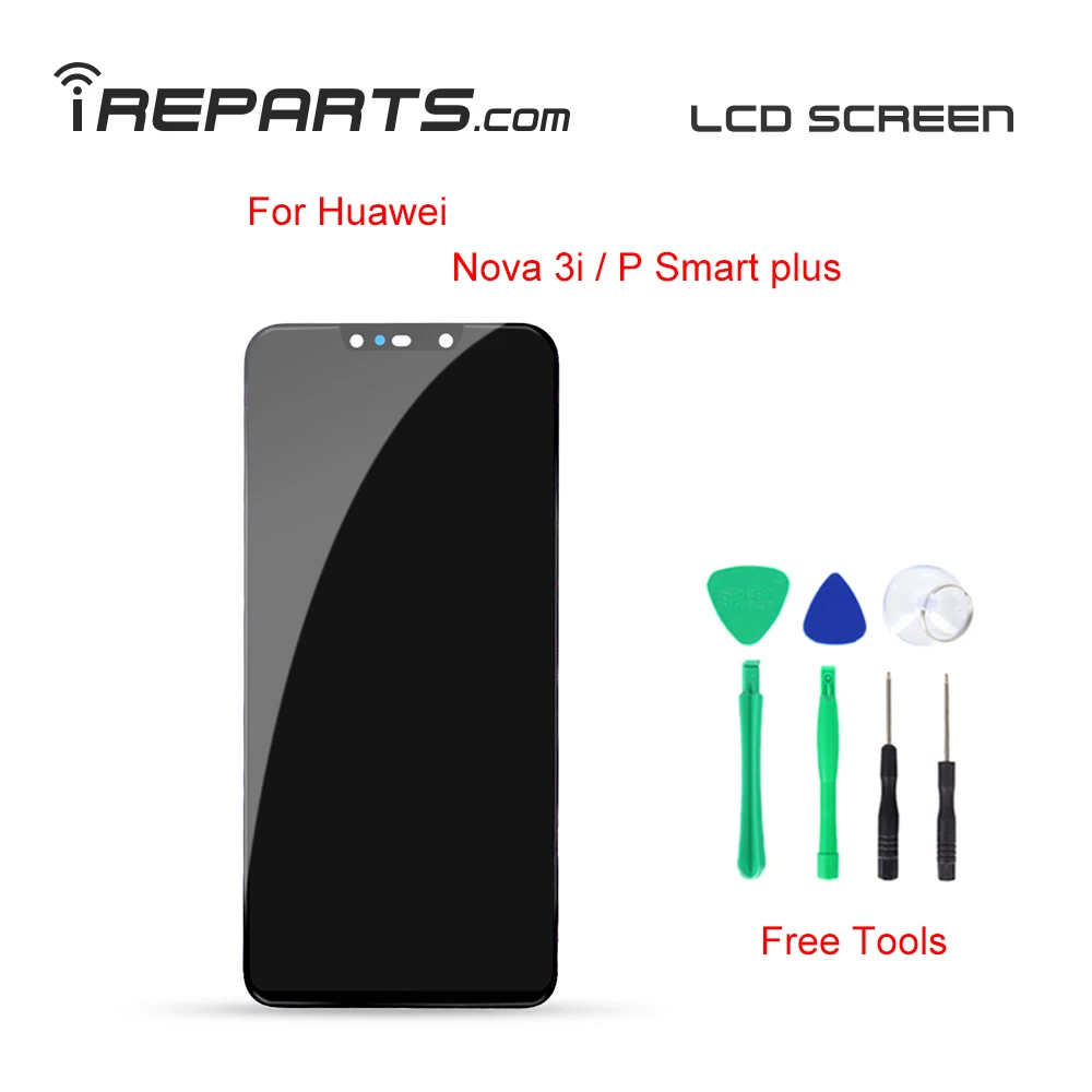 Замена экрана IREPARTS для huawei nova 3i lcd дигитайзер P Smart Plus 2018 дисплей Pantalla + Бесплатные