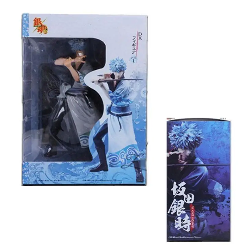 

Lensple 17cm GINTAMA Sakata Gintoki Silver Soul DX Vol.1 Action Figure PVC Toy Collectible Model