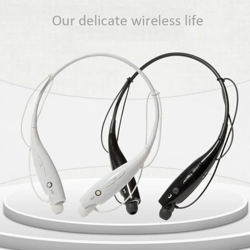 Беспроводная Bluetooth гарнитура спортивные наушники с микрофоном бас для iphone samsung