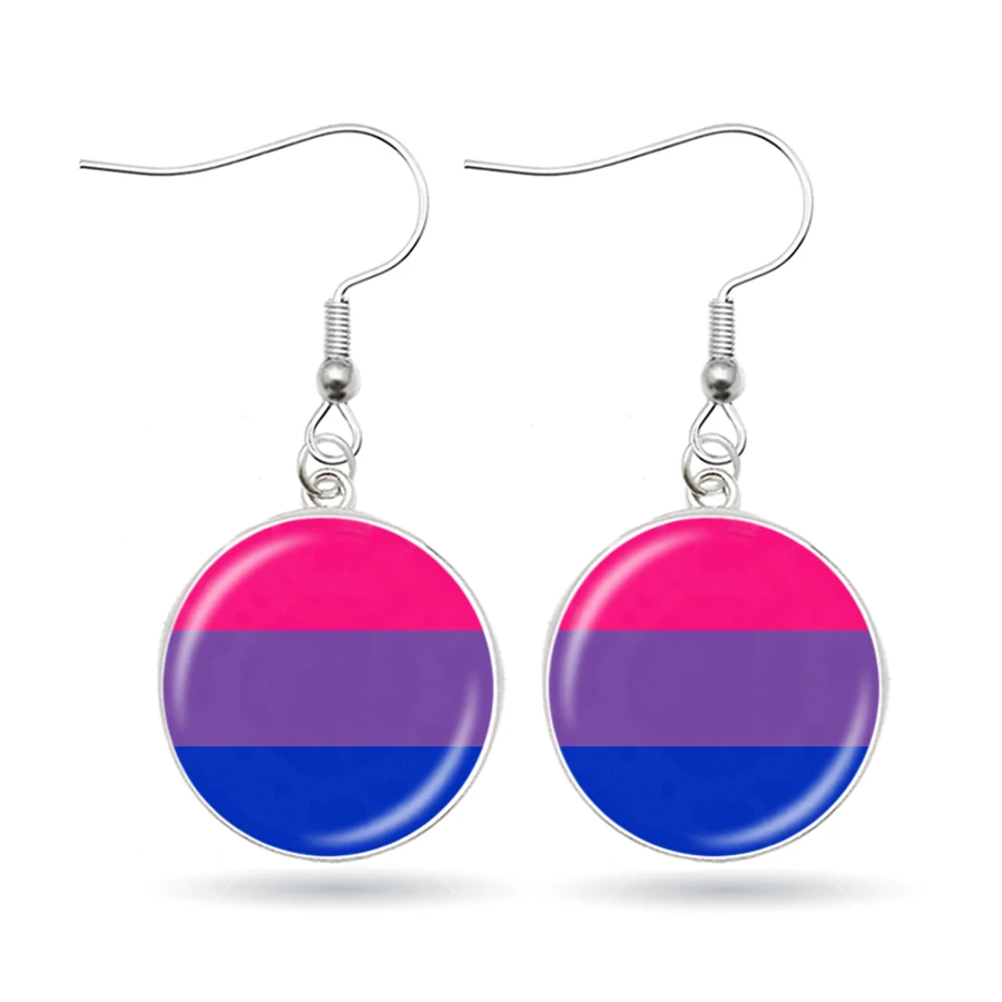 10 пара/лот ЛГБТ серьги Би Прайд висячие гипоаллергенные для ногтей геев гордыня