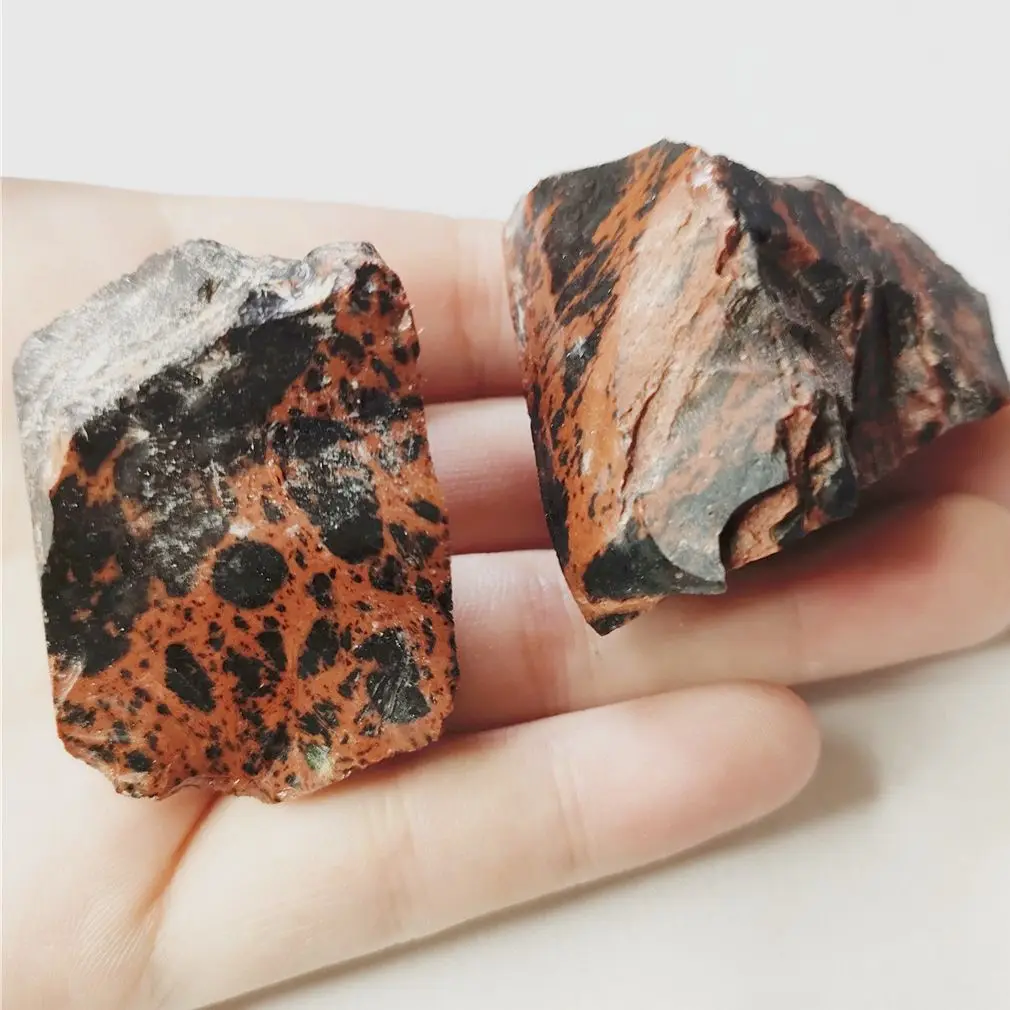 

1pcs 3-4cm Natural Mineral Specimens Red Obsidian Rough Raw Obsidian Rough Natural Raw Stone