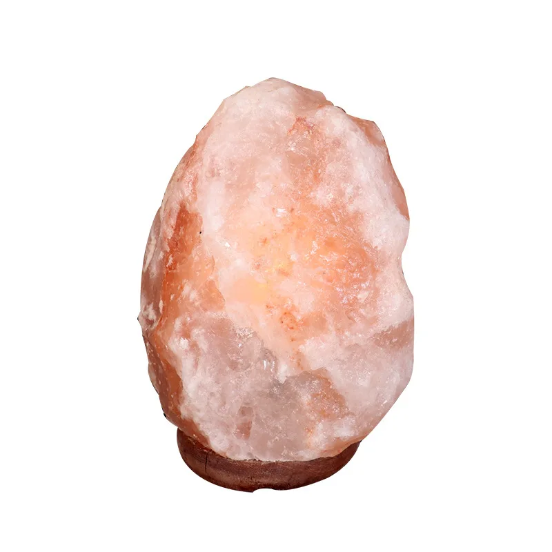 Лампа в виде соли из натурального хрусталя креативный ночник с теплым свинцом