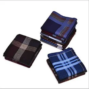 Носовой платок мужской, из 100% хлопка, 40 х 40 см, 12 шт.лот