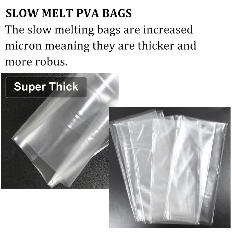 2 пакета Медленно плавящиеся ПВА мешки Метод Кормушка Аксессуары для приманок