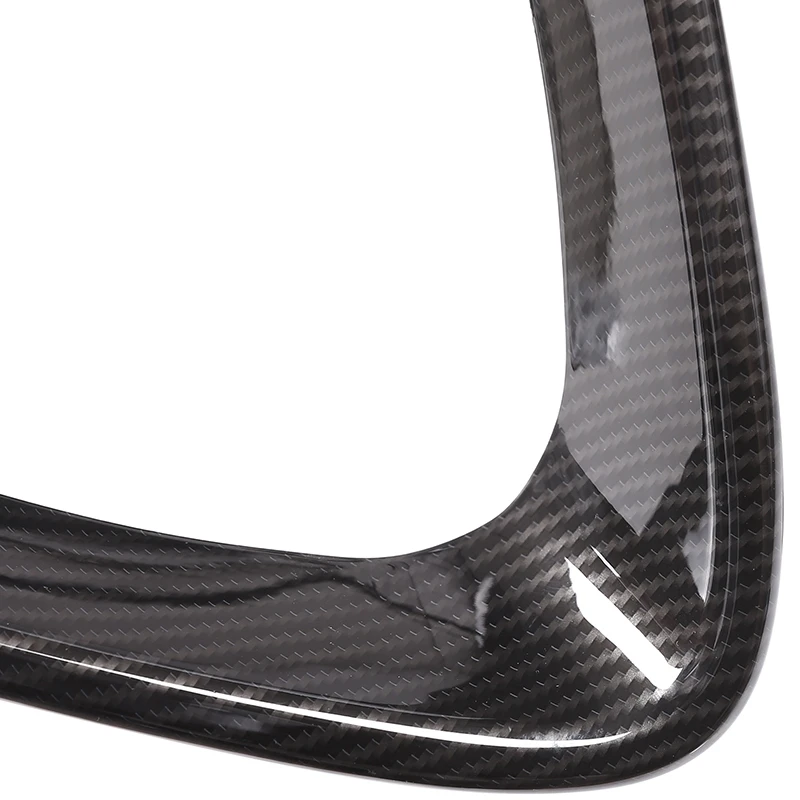 

2Pcs Carbon Fiber Style ABS Plastic Front Grill Decoration Frame Trim for Alfa Romeo Stelvio 2017 2018 Parts