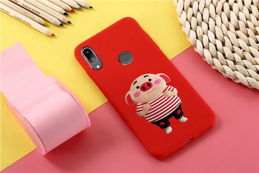 TRISEOLY для Xiaomi Redmi Note 7 Чехол Redmi 7 3D стерео патч мягкий силиконовый бампер набивной чехол с изображением животного для телефона Xiomi Redmi Note7