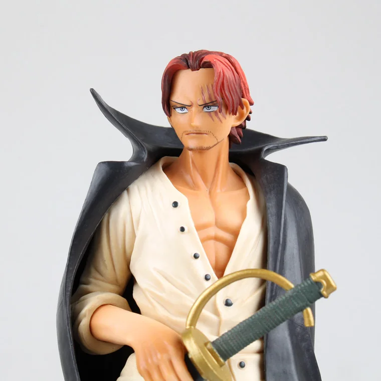 

Free Shipping Red Hair Shanks 25cm PVC Action Figure Toys Dolls