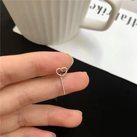 mini love hollow aesthetic cute earrings simple wholesale ear ring