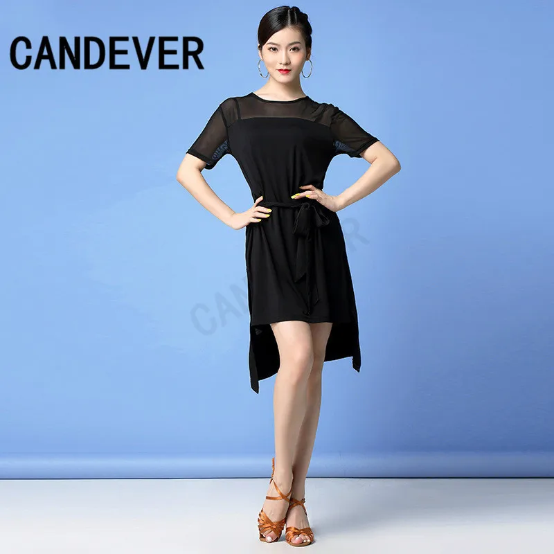 Новое модное платье для латинских танцев женское бальное с