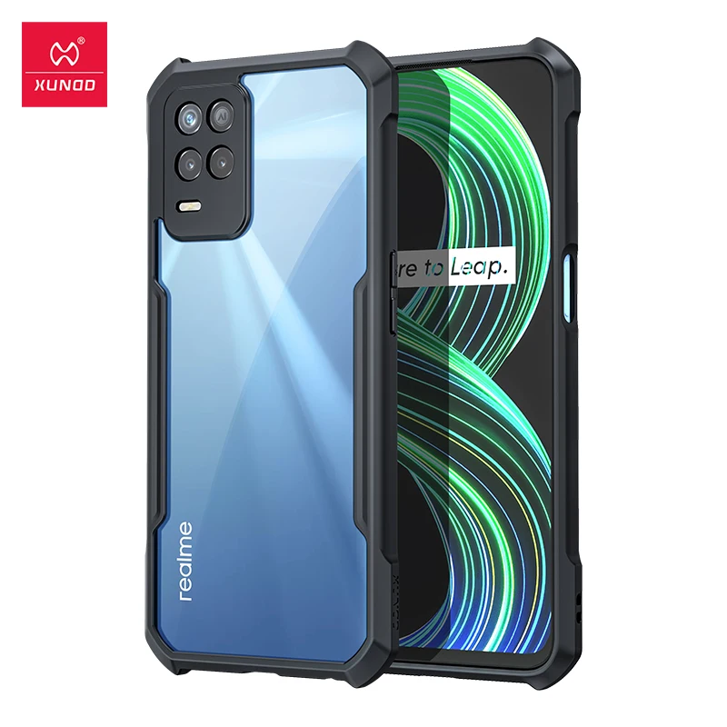 

For Realme 8 5G Case, Xundd Airabg Case, For OPPO Realme 8 7 Pro Case, Protective Shockproof Bumper Transparent Phone Cover