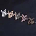 Модная Изысканная треугольная заколка для воротника рубашки, значок в уголке, Корона из сплава, аксессуары для свадебной вечеринки