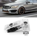 2 шт. светодиодные усовершенствованные для Mercedes Benz CLA Class Couple C207 кабриолета A207 CLS C218 автомобильные двери с логотипом приветствия Автомобильная Лампа безопасности