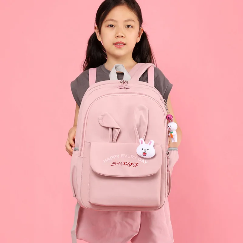 Детские школьные ранцы для девочек, Детский рюкзак, портфель для начальной школы, ортопедические рюкзаки, милый школьный портфель принцесс...
