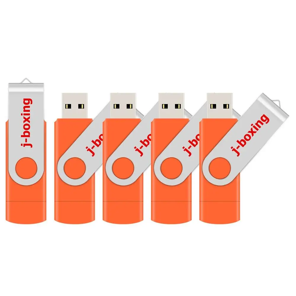 J боксинг 5 шт Двойной Порт OTG USB флэш накопитель 8 ГБ 16 32 64 Гб микро накопители