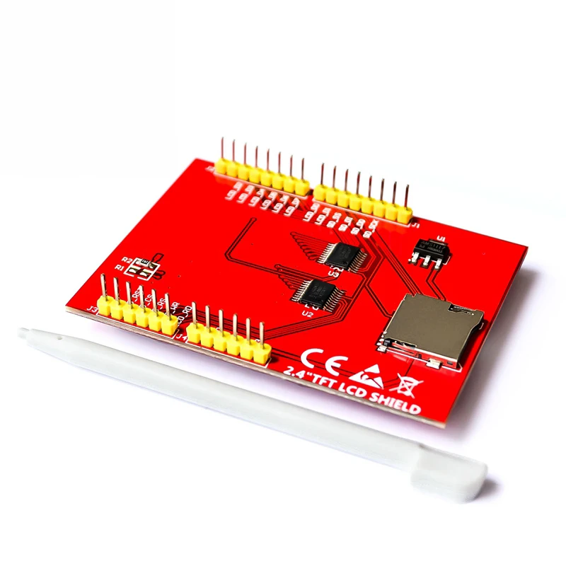 ЖК-модуль TFT 2 4 дюймовый ЖК-экран для платы Arduino UNO R3 и поддержка mega 2560 с сенсорной